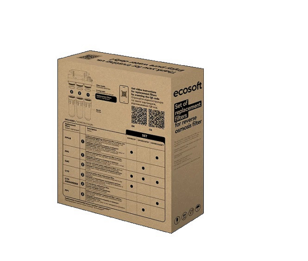 Комплект картриджів Ecosoft CHV3ECO