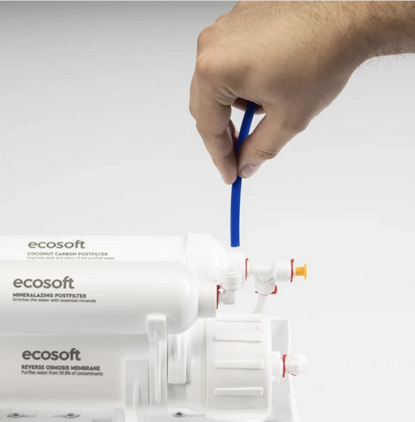 Фільтр зворотного осмосу Ecosoft Standard 6-50М (MO650MECOSTD) + набір картриджів CPV3ECO та постфільтр Фільтр зворотного осмосу Ecosoft Standard 6-50М (MO650MECOSTD) + набір картриджів CPV3ECO та постфільтр