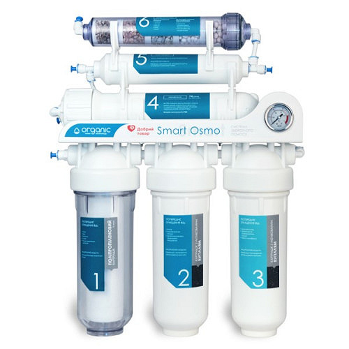 Фільтр зворотного осмосу Organic Smart Osmo 6 Фільтр зворотного осмосу Organic Smart Osmo 6