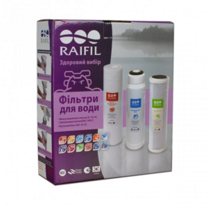 Комплект картриджів Raifil 1-2-3 Coal Trio BOX Комплект картриджів Raifil 1-2-3 Coal Trio BOX