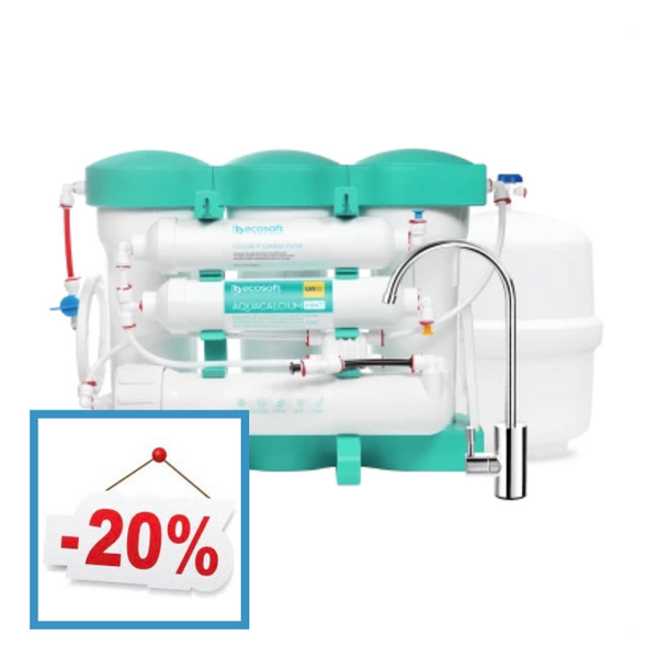 Фільтр зворотного осмосу Ecosoft P`URE AQUACALCIUM Mint (MO675MACPUREECO) Фільтр зворотного осмосу Ecosoft P`URE AQUACALCIUM Mint (MO675MACPUREECO)