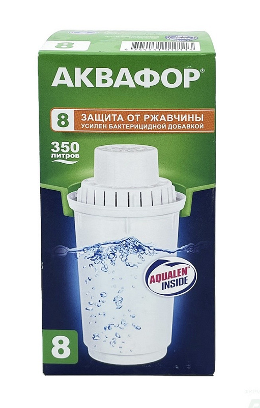 Комплект (3+1) змінних картриджів Аквафор В100-8 (В8) для фільтра-глечика Комплект (3+1) змінних картриджів Аквафор В100-8 (В8) для фільтра-глечика