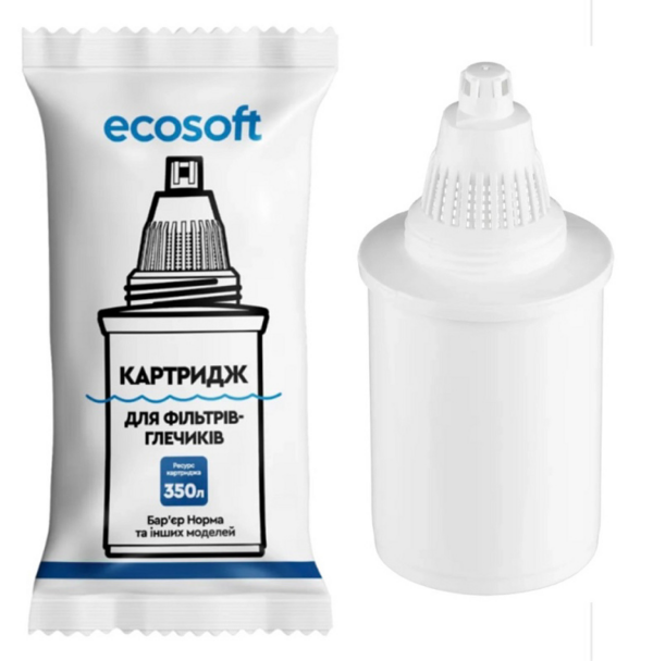 Картридж ECOSOFT для фільтрів-глечиків Бар'єр Картридж ECOSOFT для фільтрів-глечиків Бар'єр