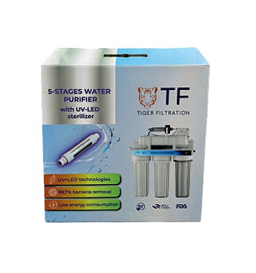 Проточний фільтр TIGER FILTRATION із LED UF-лампою (пауербанком)