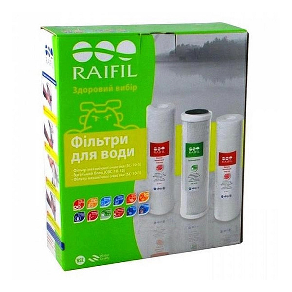 Комплект картриджів Raifil Green Osmos