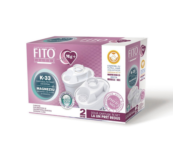 Комплект Картриджів Fito Filter K-33 (x4) Mg+ для глечіків Brita Maxtra Комплект Картриджів Fito Filter K-33 (x4) Mg+ для глечіків Brita Maxtra