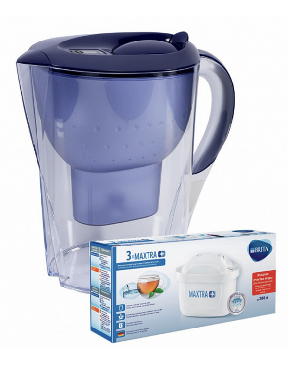 Brita Marella XL blue (3 картриджа) фільтр-глечик Brita Marella XL blue (3 картриджа) фільтр-глечик