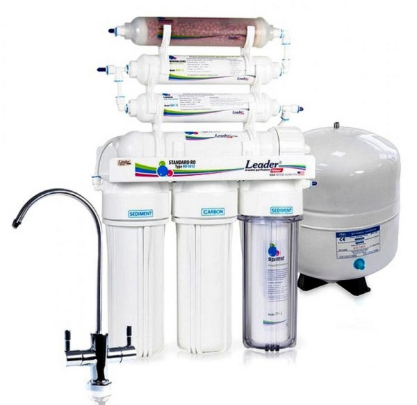 Фільтр зворотного осмосу Leader Standart RO-6 Bio Фільтр зворотного осмосу Leader Standart RO-6 Bio