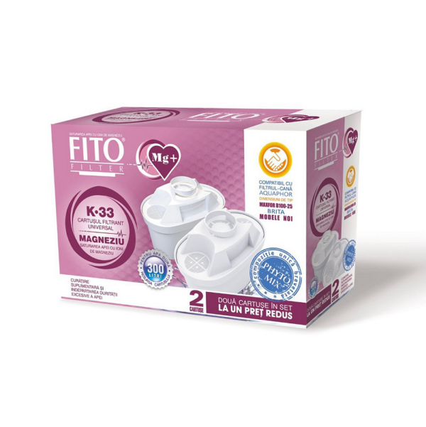 Комплект Картриджів Fito Filter K-33 (x4) Mg+ для глечіків Brita Maxtra Комплект Картриджів Fito Filter K-33 (x4) Mg+ для глечіків Brita Maxtra