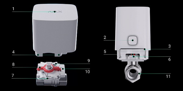 Антипотоп-система Ajax WaterStop [1/2] (8EU) white