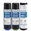 Комплект картриджIв Ecosoft CRV3ECO покращений для проточного фільтру