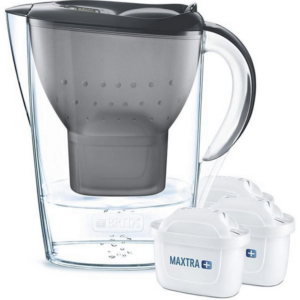 Фільтр-глек для води BRITA Marella Cool Graphite 3 картриджі в комплекті Фільтр-глек для води BRITA Marella Cool Graphite 3 картриджі в комплекті