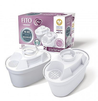 Комплект картриджей Fito Filter K-33 (2 шт) Mg+ магний для фильтров кувшинов Brita Maxtra Комплект картриджів Fito Filter K-33 (2 шт) Mg+ магній для фільтрів глечиків Brita Maxtra