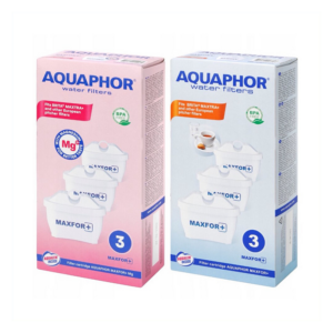Комплект картриджів Аквафор MAXFOR+ (3шт) + MAXFOR Mg (3шт)