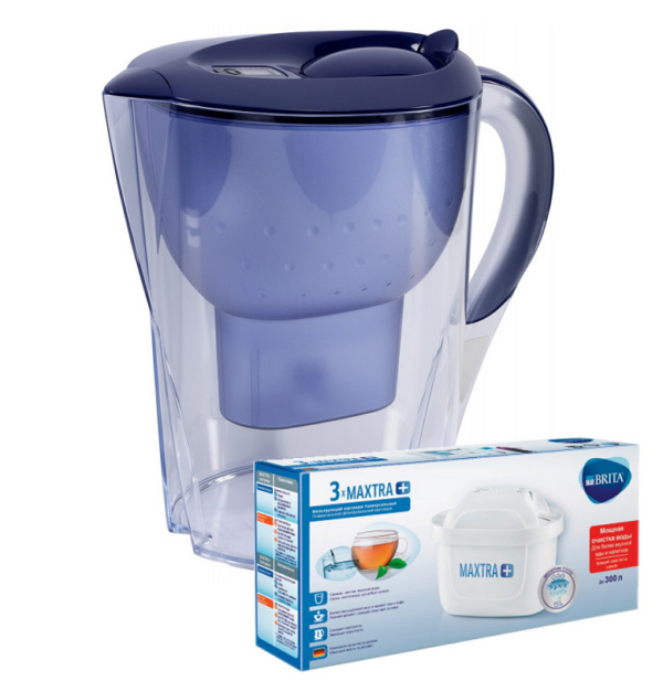 Brita Marella XL blue (3 картриджа) фільтр-глечик Brita Marella XL blue (3 картриджа) фільтр-глечик