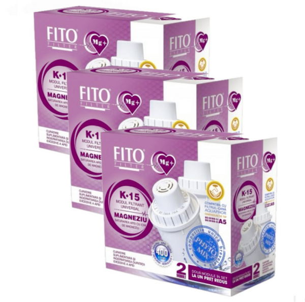 Комплект картриджів Fito Filter K-15 (x6) Mg+ магній для глечиків Аквафор (діаметр 70 мм) Комплект картриджів Fito Filter K-15 (x6) Mg+ магній для глечиків Аквафор (діаметр 70 мм)