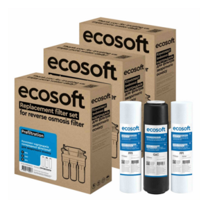 Комплект картриджів Ecosoft CPV3ECO х3 для осмосу Комплект картриджів Ecosoft CPV3ECO х3 для осмосу