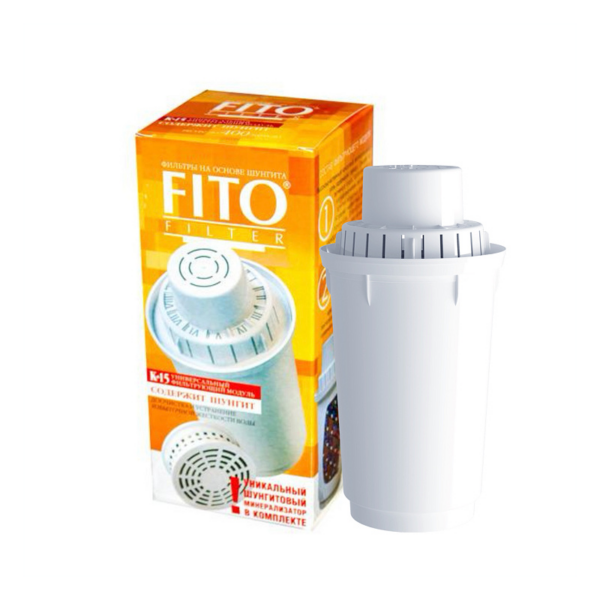 Набір картриджів Fito Filter К15 ( 3 шт ) з шунгітовим мінералізатором для глечиків Аквафор (діаметр 70 мм) Набір картриджів Fito Filter К15 ( 3 шт ) з шунгітовим мінералізатором для глечиків Аквафор (діаметр 70 мм)