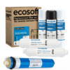 Комплект картриджів Ecosoft 6 (PP5-GAC-PP1, постфільтр, мінералізатор, мембрана Vontron 100g) Комплект картриджів Ecosoft 6 (PP5-GAC-PP1, постфільтр, мінералізатор, мембрана Vontron 100g)