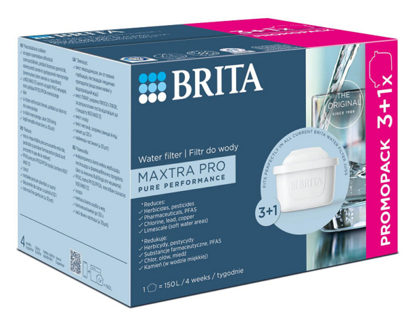 Набір картриджів Brita MXPro All-in-1, 3+1шт Набір картриджів Brita MXPro All-in-1, 3+1шт