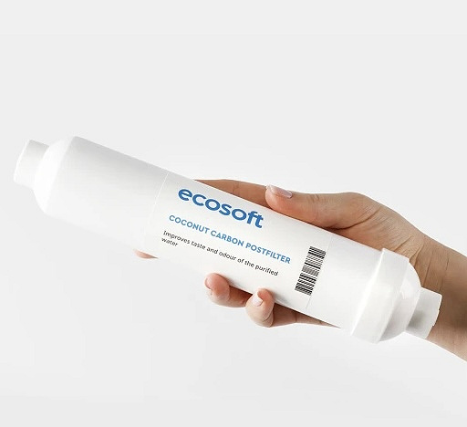 Комплект картриджів Ecosoft 5 (PP5-GAC-PP1, постфільтр, мембрана Vontron 50g)