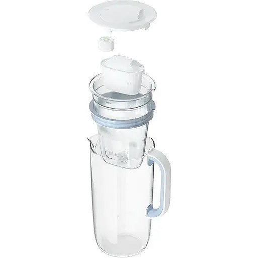 Скляний фільтр-глечик Brita Glass 2,5/1,5л з картриджем Maxtra Pro