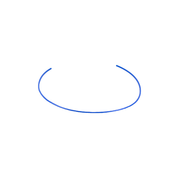 Трубка 1/4' (блакитна) Трубка 1/4' (блакитна)