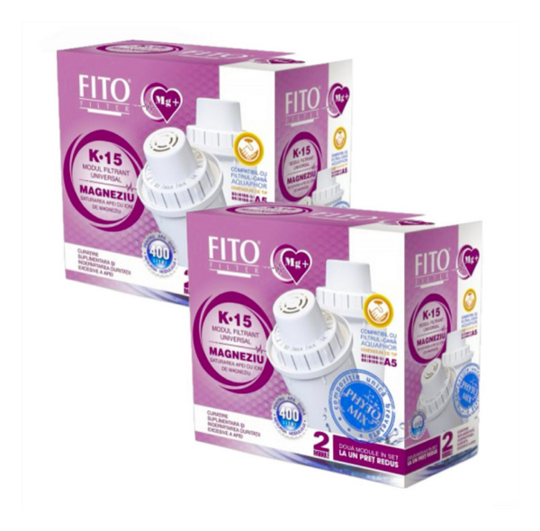 Комплект картриджів Fito Filter K-15 (4 шт) Mg+ магній для фільтрів глечиків Аквафор (діаметр 70 мм) Комплект картриджів Fito Filter K-15 (4 шт) Mg+ магній для фільтрів глечиків Аквафор (діаметр 70 мм)