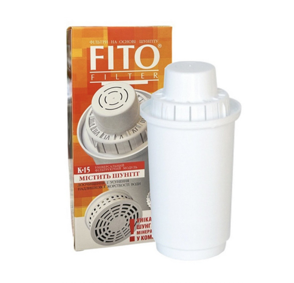 Картридж Fito Filter К15 з шунгітовим мінералізатором для глечиків Аквафор Картридж Fito Filter К15 з шунгітовим мінералізатором для глечиків Аквафор