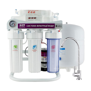 Фільтр зворотного осмосу Raifil Grando 5+PREMIUM RO905-550BP-EZ-S) на станині Фільтр зворотного осмосу Raifil Grando 5+PREMIUM RO905-550BP-EZ-S) на станині