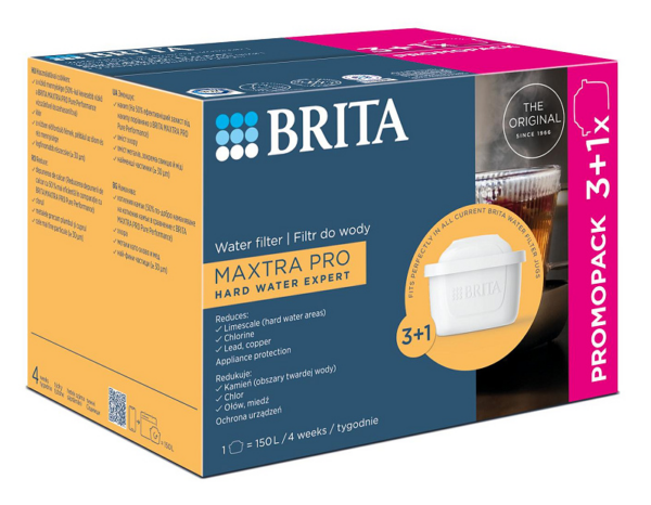 Набір картриджів Brita MXPro Limescale для жорсткої води 3+1 Набір картриджів Brita MXPro Limescale для жорсткої води 3+1