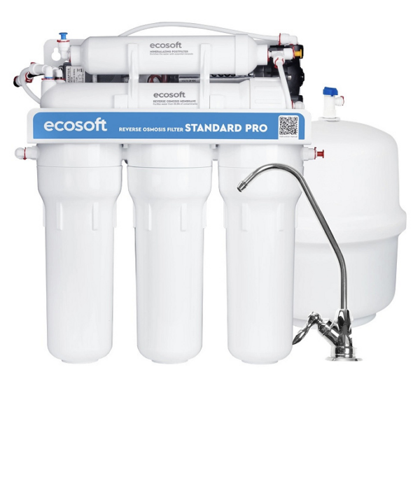 Фільтр зворотного осмосу Ecosoft Standard PRO 5-50P (MO550PECOSTD) + набір картриджів CHV3ECO Фільтр зворотного осмосу Ecosoft Standard PRO 5-50P (MO550PECOSTD) + набір картриджів CHV3ECO