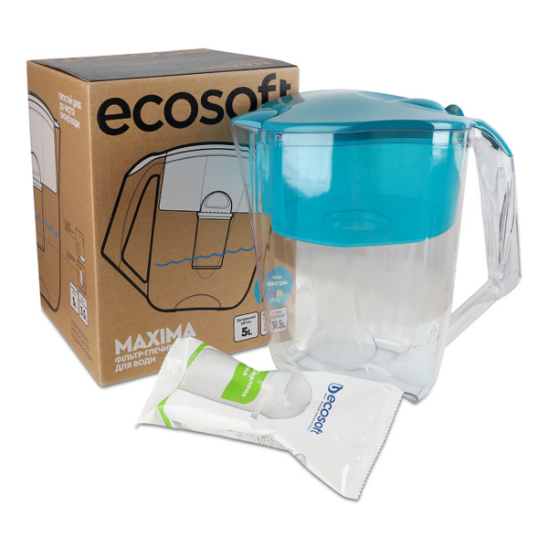 Фільтр-глечик Ecosoft Максима аквагрін Фільтр-глечик Ecosoft Максима аквагрін