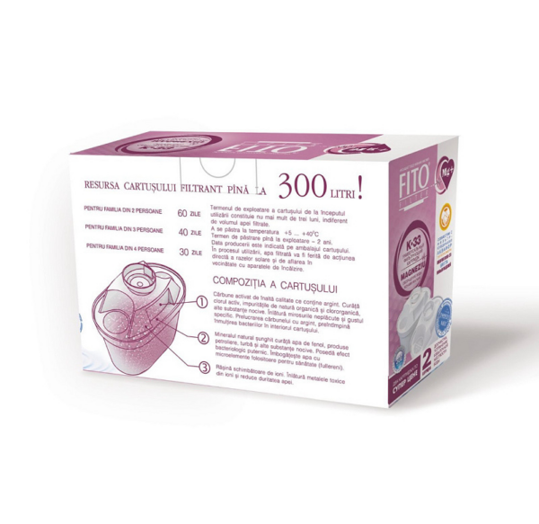 Комплект картриджей Fito Filter K-33 (2 шт) Mg+ магний для фильтров кувшинов Brita Maxtra Комплект картриджів Fito Filter K-33 (2 шт) Mg+ магній для фільтрів глечиків Brita Maxtra