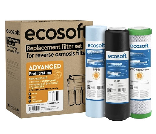 Комплект картриджів Ecosoft PURE AquaCalcium Mint "12 місяців" Комплект картриджів Ecosoft PURE AquaCalcium Mint "12 місяців"