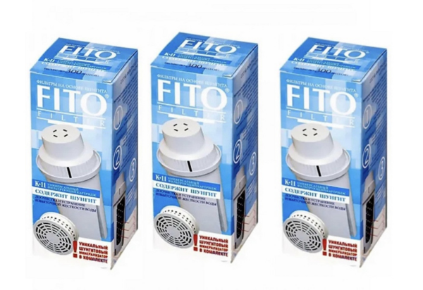 Набір картриджів Fito Filter K11 Brita (3 шт) з шунгітовим мінералізатором для глечиків Brita Classic Набір картриджів Fito Filter K11 Brita (3 шт) з шунгітовим мінералізатором для глечиків Brita Classic