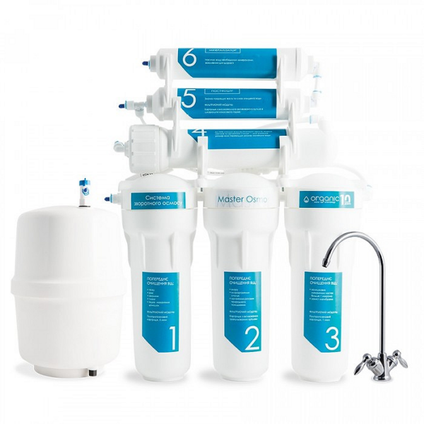 Фільтр зворотного осмосу Organic Master Osmo 6