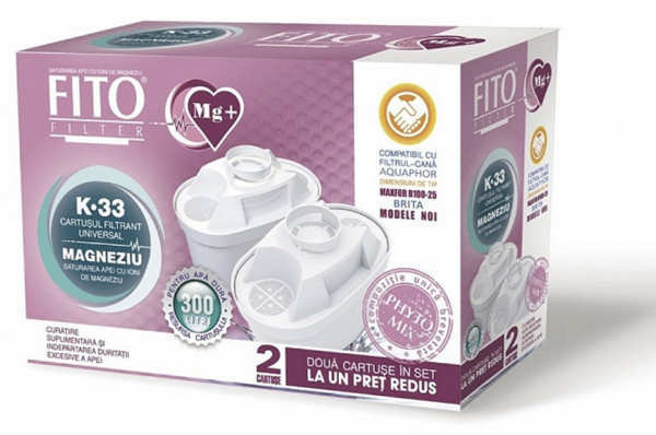 Комплект Картриджів Fito Filter K-33 (x4) Mg+ для глечіків Brita Maxtra Комплект Картриджів Fito Filter K-33 (x4) Mg+ для глечіків Brita Maxtra