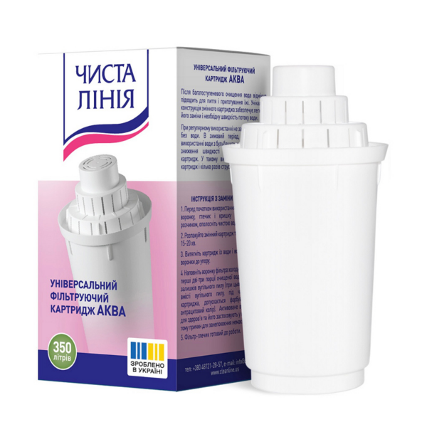 Комплект картриджів Чиста Лінія Аква (3шт)