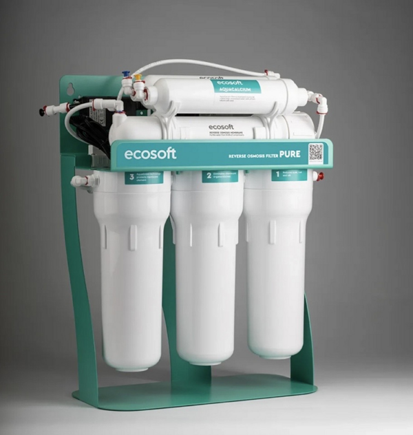 Фільтр зворотного осмосу Ecosoft P’URE AquaCalcium Mint з помпою на станині (MO675PSMACECO) Фільтр зворотного осмосу Ecosoft P’URE AquaCalcium Mint з помпою на станині (MO675PSMACECO)