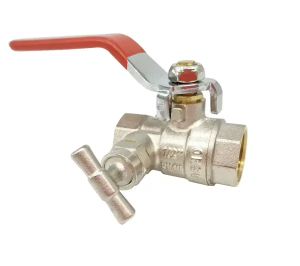 ORSO Кран шаровой с клапаном 1/2" (зимний) ORSO Кран кульовий з клапаном 1/2" (зимовий)