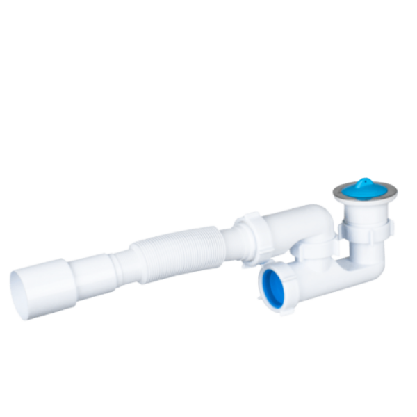 Сифон д/душ.поддона нерж. с ревизией KronoP П-0555 (SR14000033) Сифон д/душ.піддону нерж. з ревізією KronoP П-0555 (SR14000033)