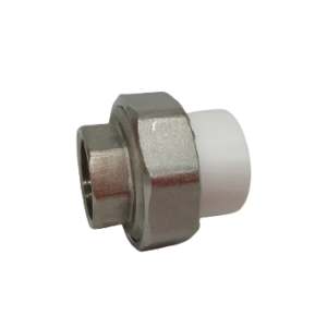 Муфта PPR американка розбір.з ВР 25х3/4(біла) 120/10 BERKE Муфта PPR американка розбір.з ВР 25х3/4(біла) 120/10 BERKE