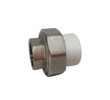 Муфта PPR американка розбір.з ВР 25х3/4(біла) 120/10 BERKE Муфта PPR американка розбір.з ВР 25х3/4(біла) 120/10 BERKE