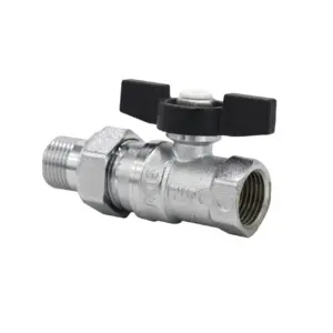 ORSO Кран шаровой 1/2" с "американкой" прямой (PROF) ORSO Кран кульовий 1/2" з "американкою" прямий (PROF)