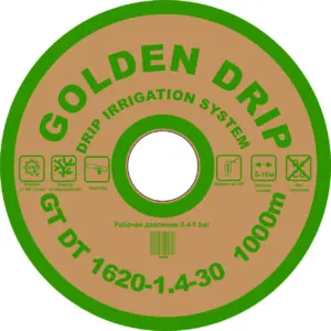 GOLDEN DRIP Капельная лента с плоским эмиттером 1620-1.4-30 1000м GOLDEN DRIP Крапельна стрічка з плоским імітером 1620-1.4-30 1000м