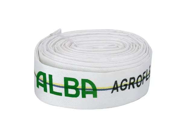 Шланг-рукав * ALBA-АGROFLEX* ПВХ / ПЕТ 50мм, 6 бар білий (30м) Шланг-рукав * ALBA-АGROFLEX* ПВХ / ПЕТ 50мм, 6 бар білий (30м)