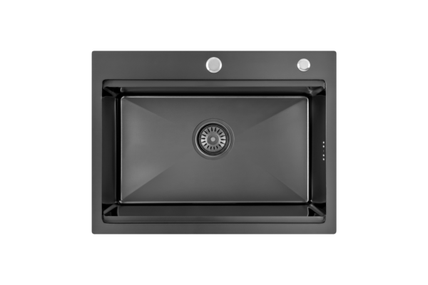 Мойка KA6045 Вlack HDE (2.7/1.0/220) с отверстием Мийка KA6045 Вlack HDE (2.7/1.0/220) з отвором