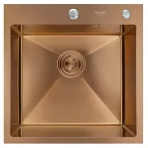 MONE Мийка 5050 HD/Ob (3.0/1.0/220) Rose Gold з отвором MONE Мийка 5050 HD/Ob (3.0/1.0/220) Rose Gold з отвором