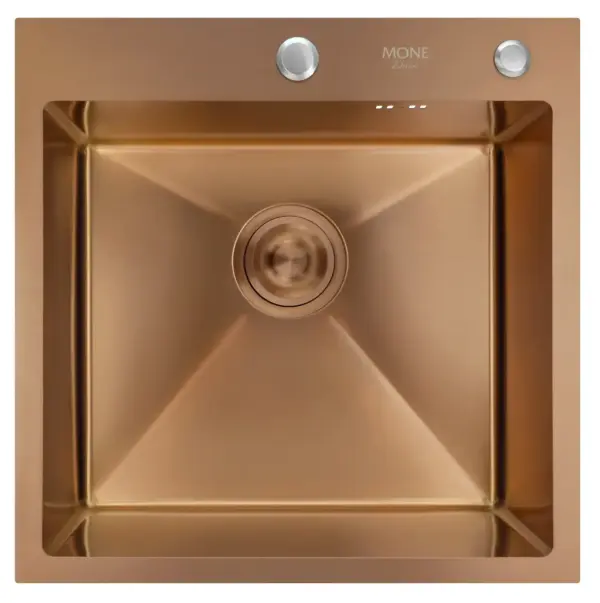 MONE Мийка 5050 HD/Ob (3.0/1.0/220)  Rose Gold з отвором